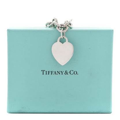 Tiffany Sterling Silver Heart Tag Necklace 7 of 7