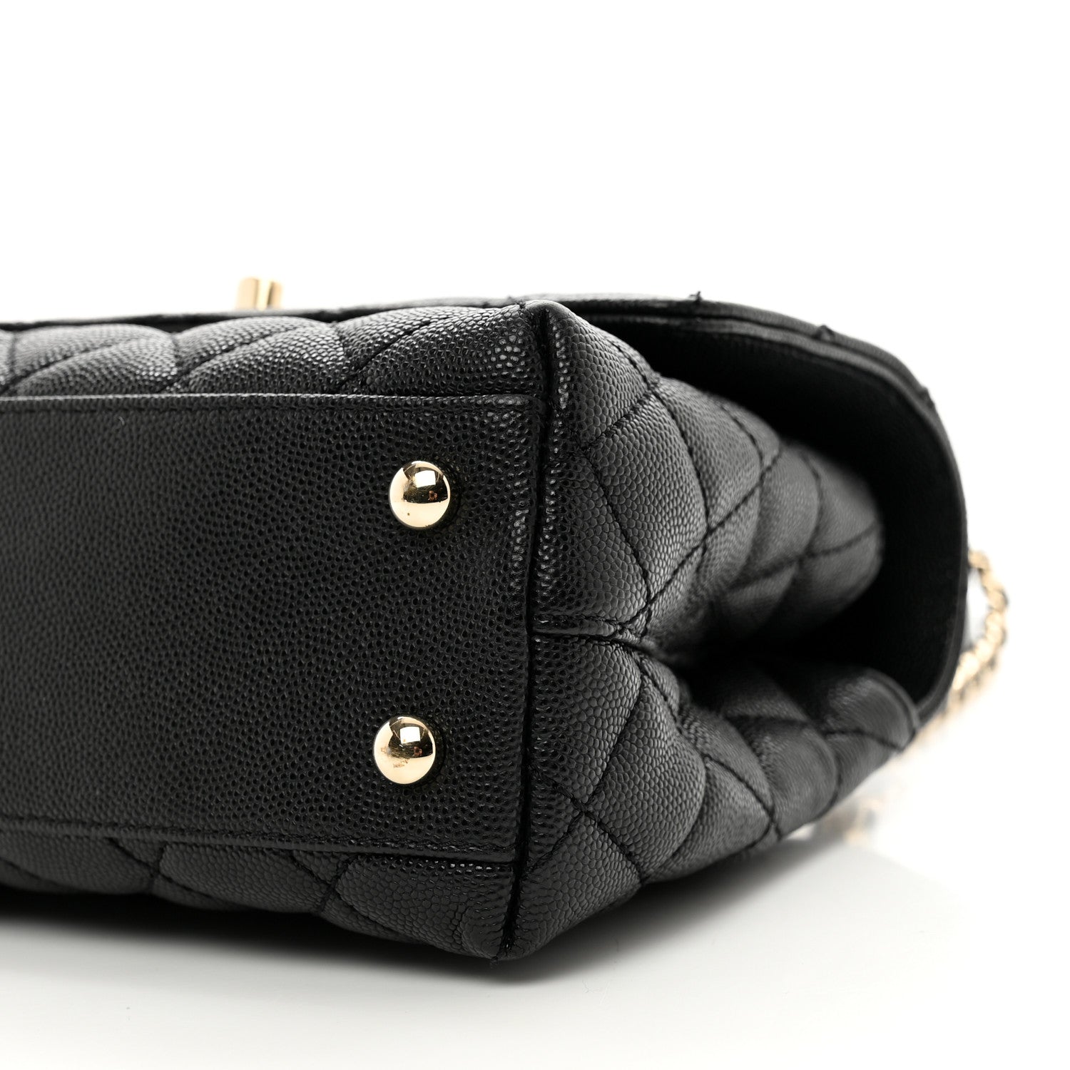 Chanel Caviar Quilted Mini Coco Handle Flap Black 10 of 10