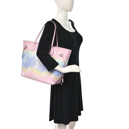 Louis Vuitton Monogram Escale Neverfull MM Pastel 2 of 9
