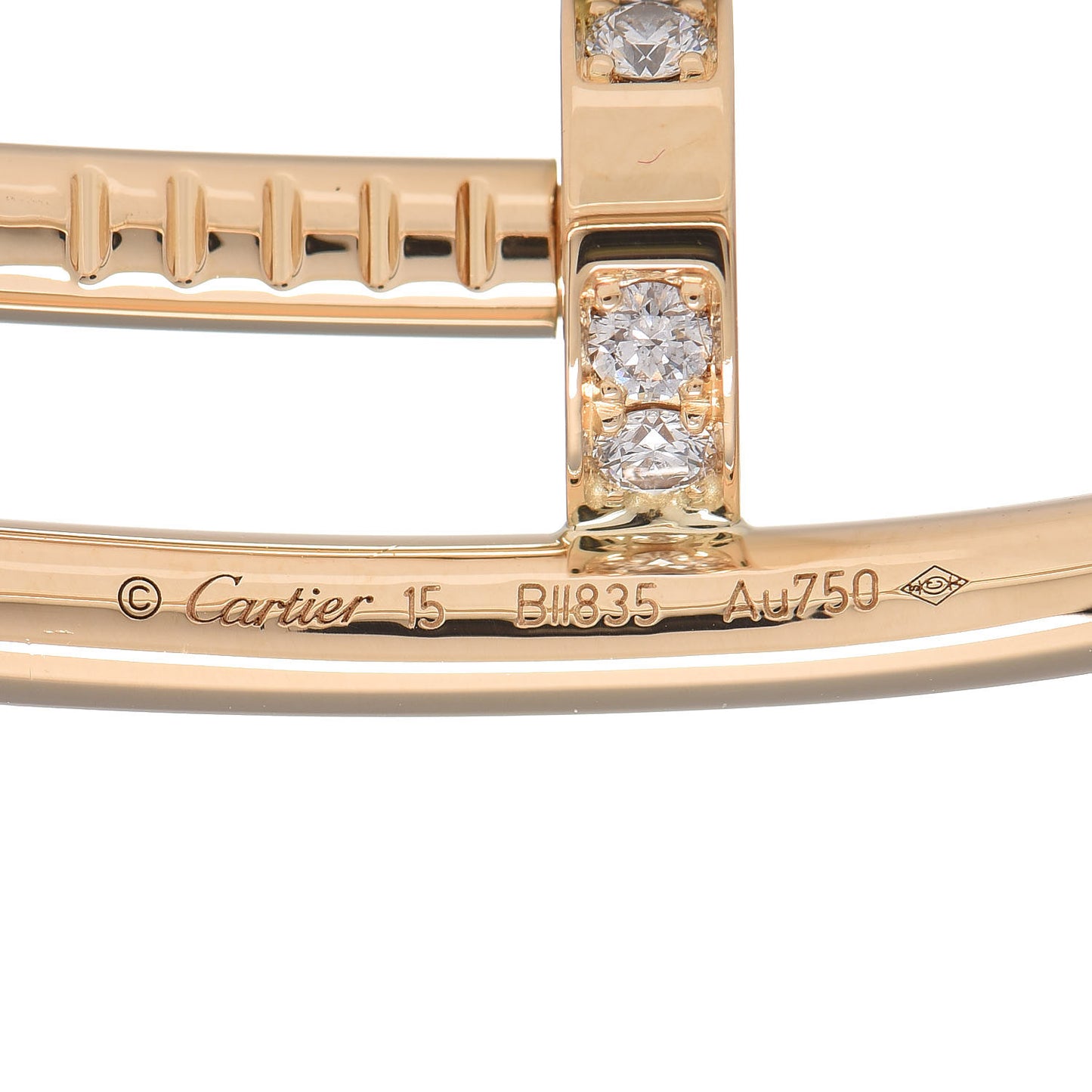 18K Yellow Gold Diamond Juste Un Clou Bracelet 15