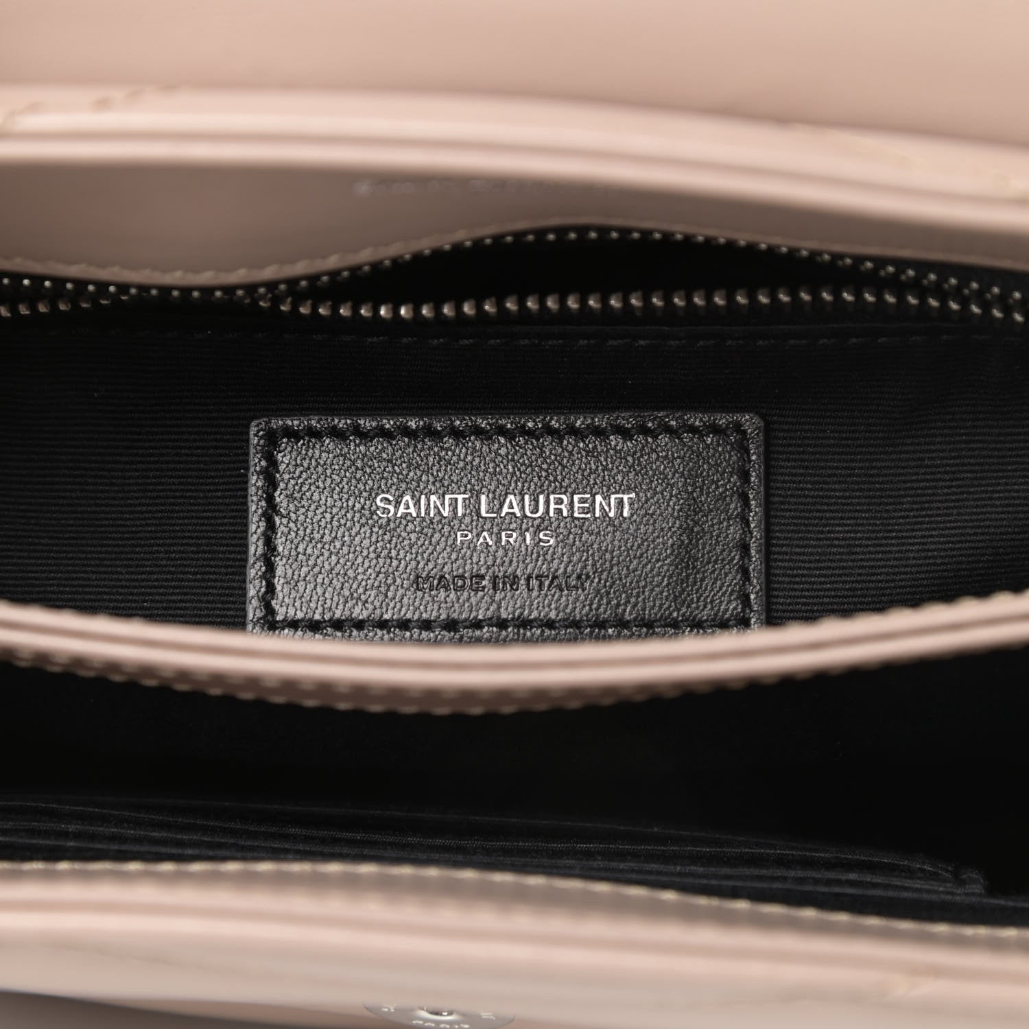 Saint Laurent Calfskin Y Quilted Monogram Toy Loulou Satchel Light Natural 6 of 11
