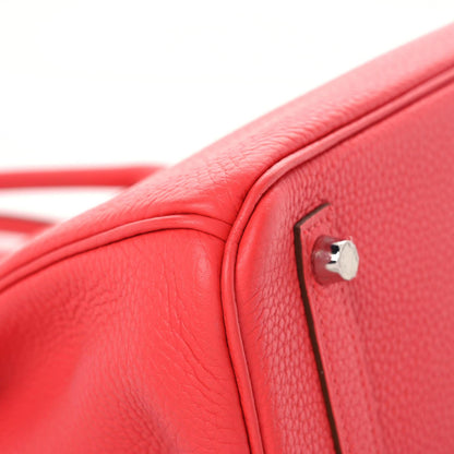 Hermes Taurillon Clemence Birkin 30 Rose Jaipur 6 of 10