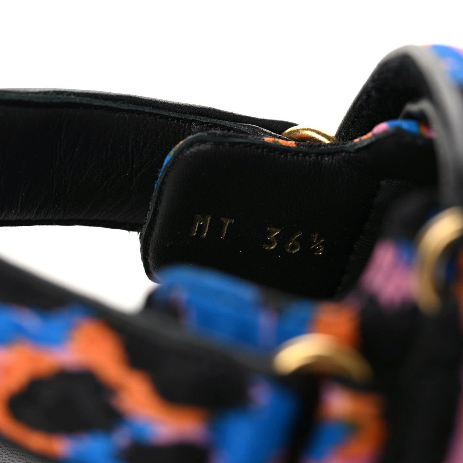 Christian Dior Technical Fabric Mizza Print DiorAct Sandals 36.5 Multicolor 8 of 10