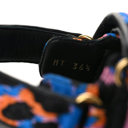 Christian Dior Technical Fabric Mizza Print DiorAct Sandals 36.5 Multicolor 8 of 10