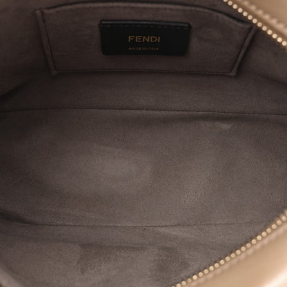 Fendi Vitello Century Velvet F is FF Multicolor Bi-Color Camera Case Fango Black Multicolor 5 of 14