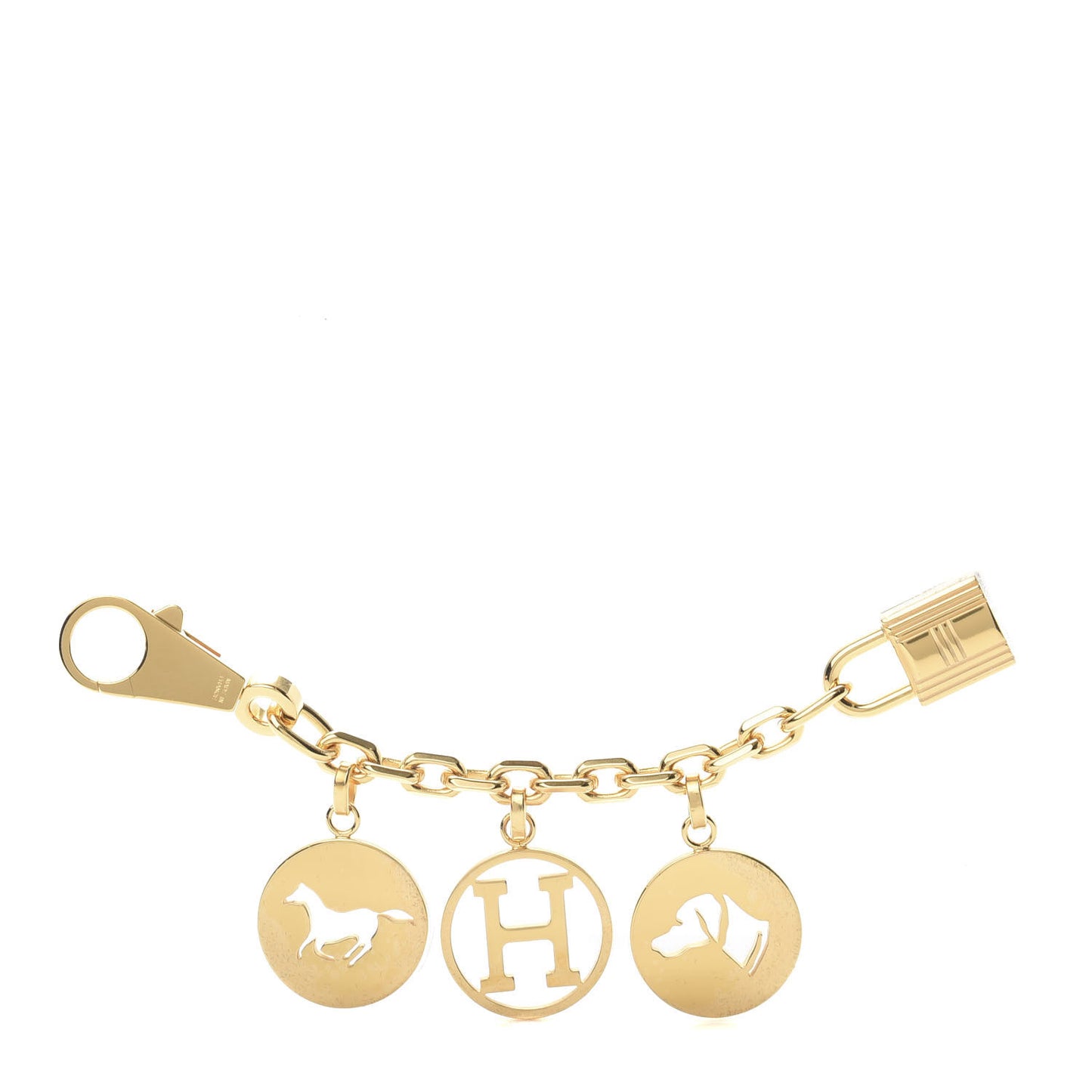 Breloque Bag Charm Gold