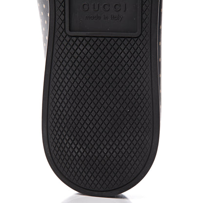 Gucci X SEGA Calfskin GUCCY Stars Mens Falacer Sneakers 10 Black 12 of 14