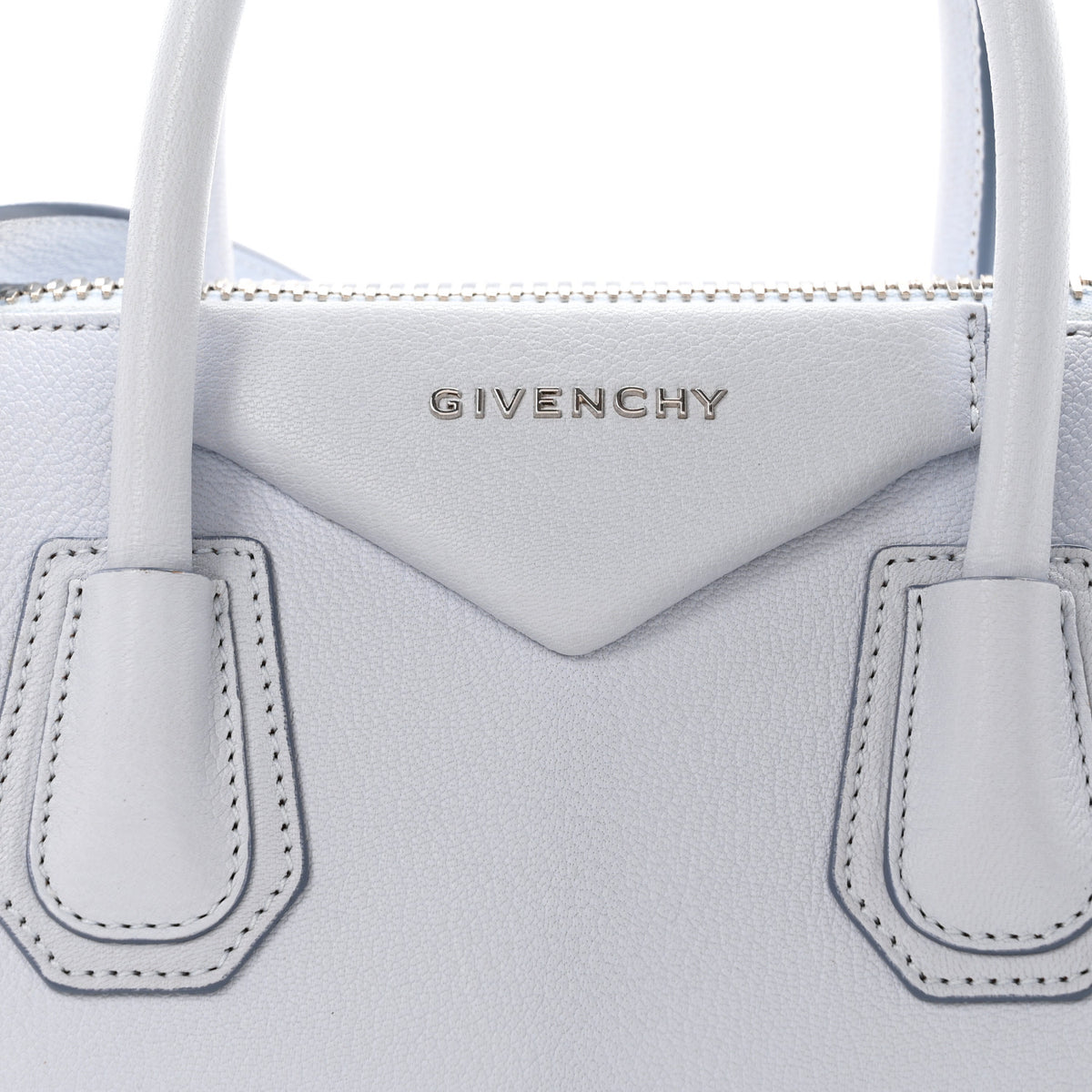 Givenchy Sugar Goatskin Small Antigona Pale Blue 8 of 11