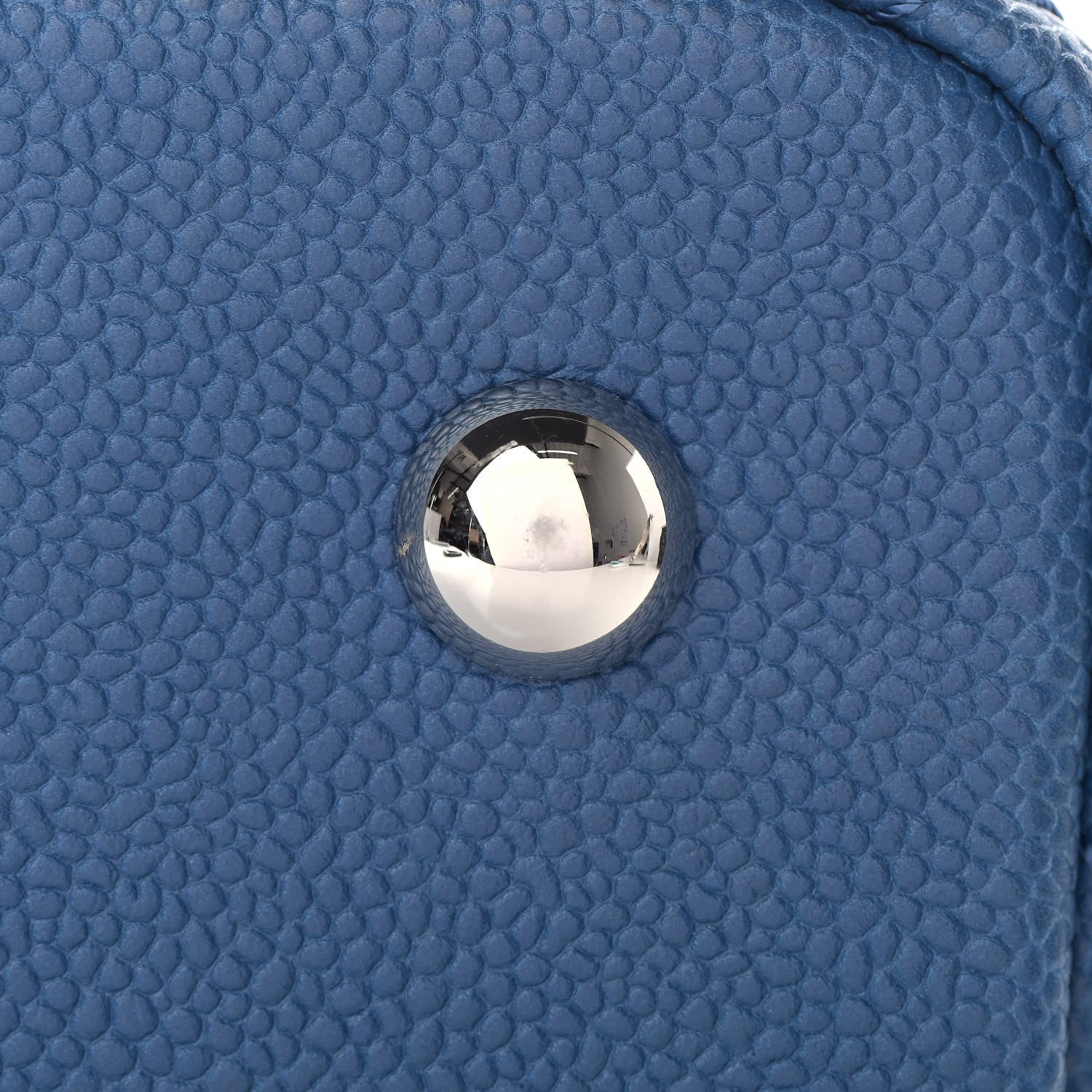 Chanel Grained Calfskin Quilted Small Daily Shopping Tote Blue 12 of 12