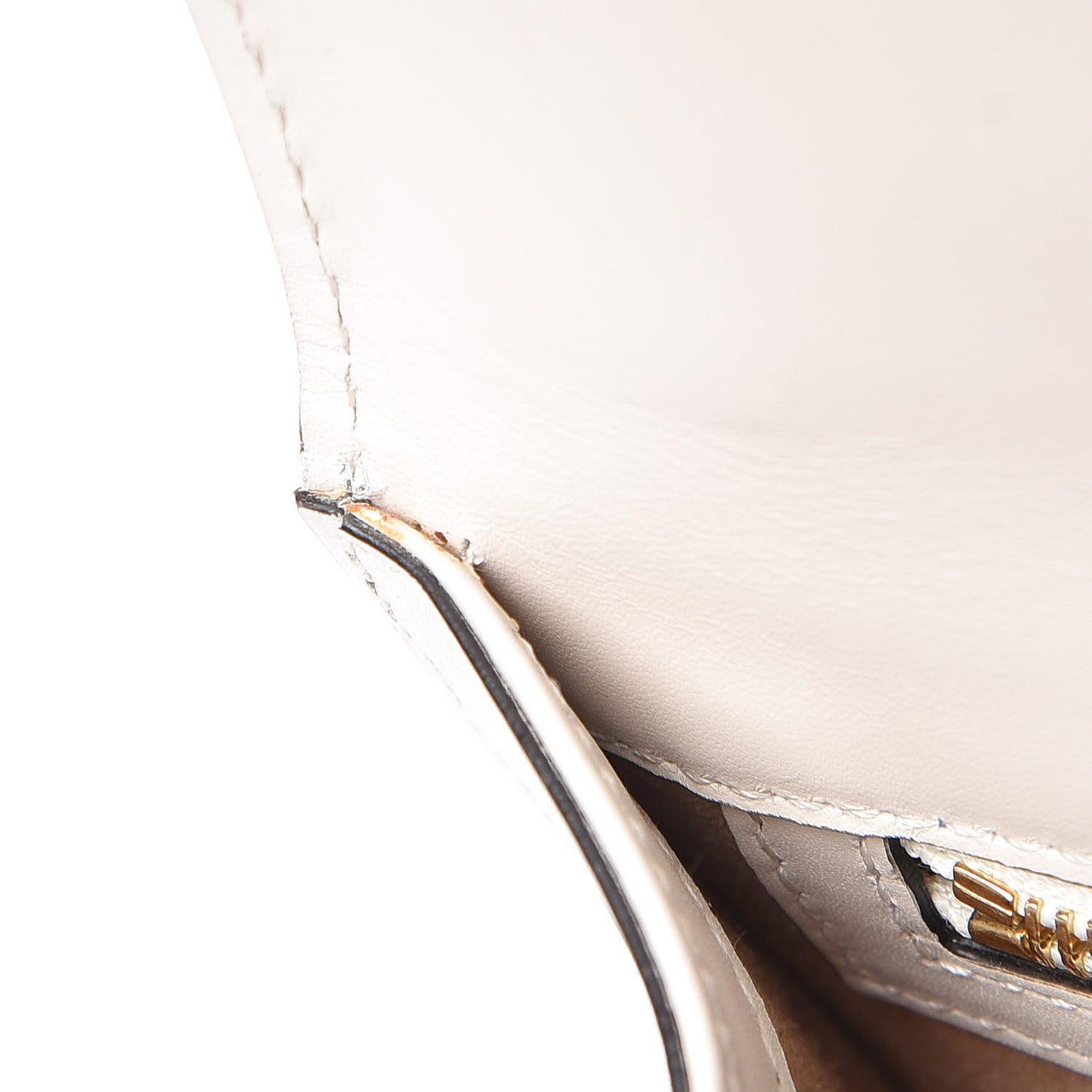 Calfskin Small Sylvie Shoulder Bag Off White