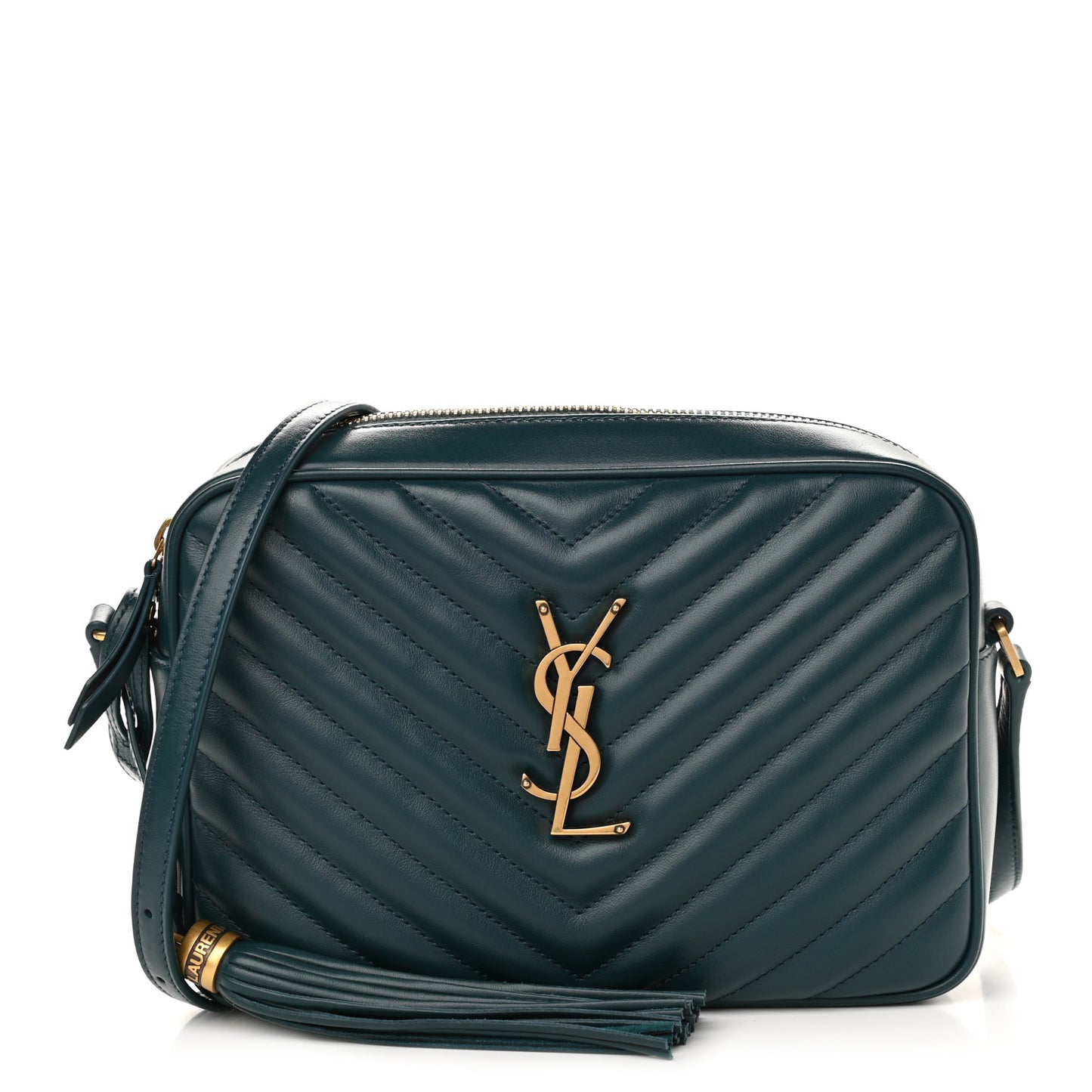 Calfskin Matelasse Monogram Lou Camera Bag Sea Turquoise