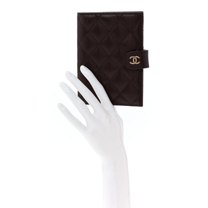 Chanel Caviar Quilted Passport Holder Dark Brown 2 of 9