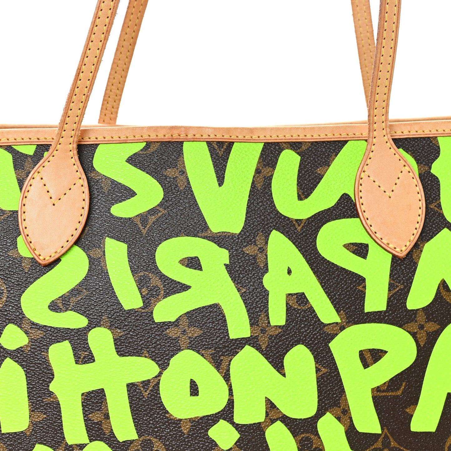 Monogram Graffiti Neverfull GM Green