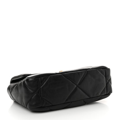 Chanel Lambskin Quilted Medium Chanel 19 Flap Black 4 of 11
