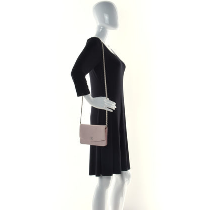 Chanel Caviar Sevruga Wallet On Chain WOC Pink 2 of 15