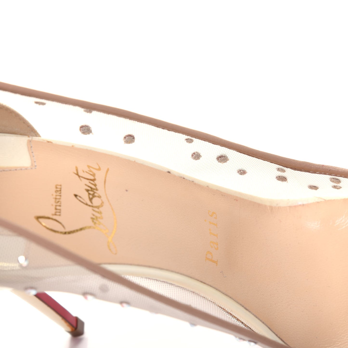 Rete Patent Crystal Strass Follies 100 Pumps 37.5 Version