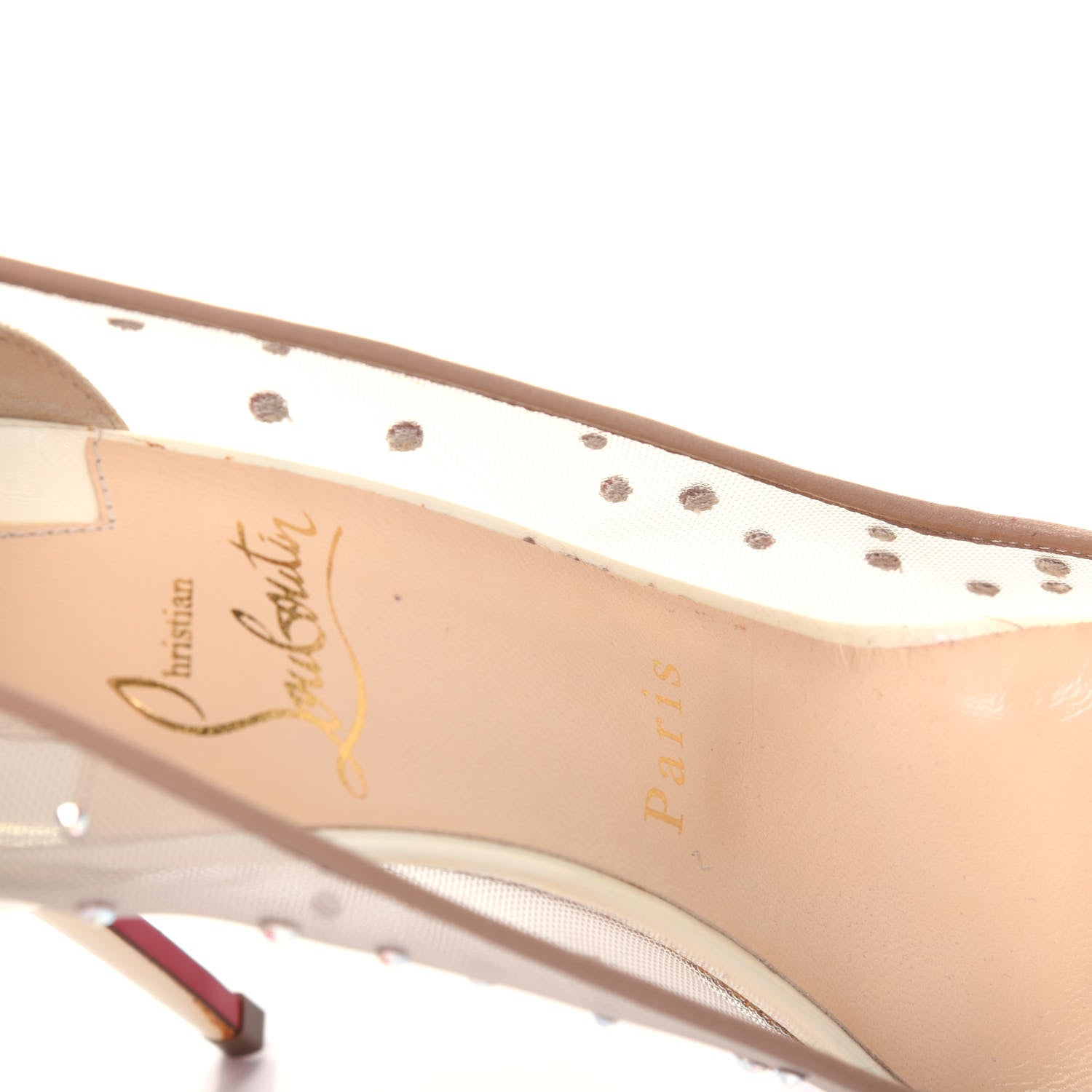 Christian Louboutin Rete Patent Crystal Strass Follies 100 Pumps 37.5 Version 10 of 15