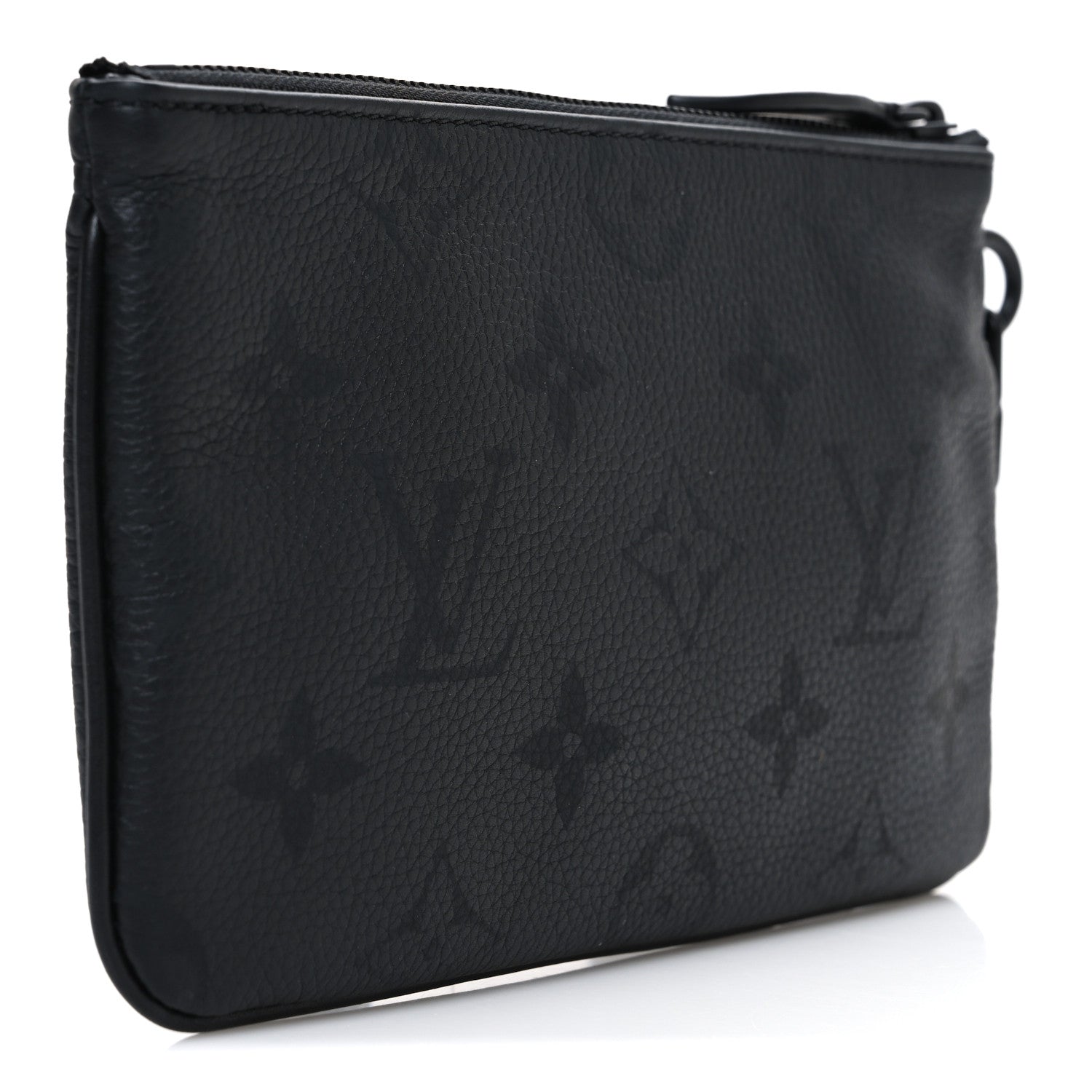 Louis Vuitton Calfskin Monogram Speedy P9 Bandouliere 40 Pochette Ultra Black 3 of 6