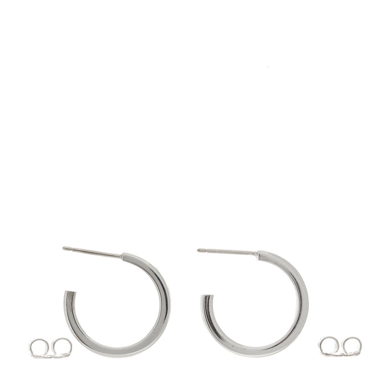 Sterling Silver 1837 Small Narrow Hoop Earrings