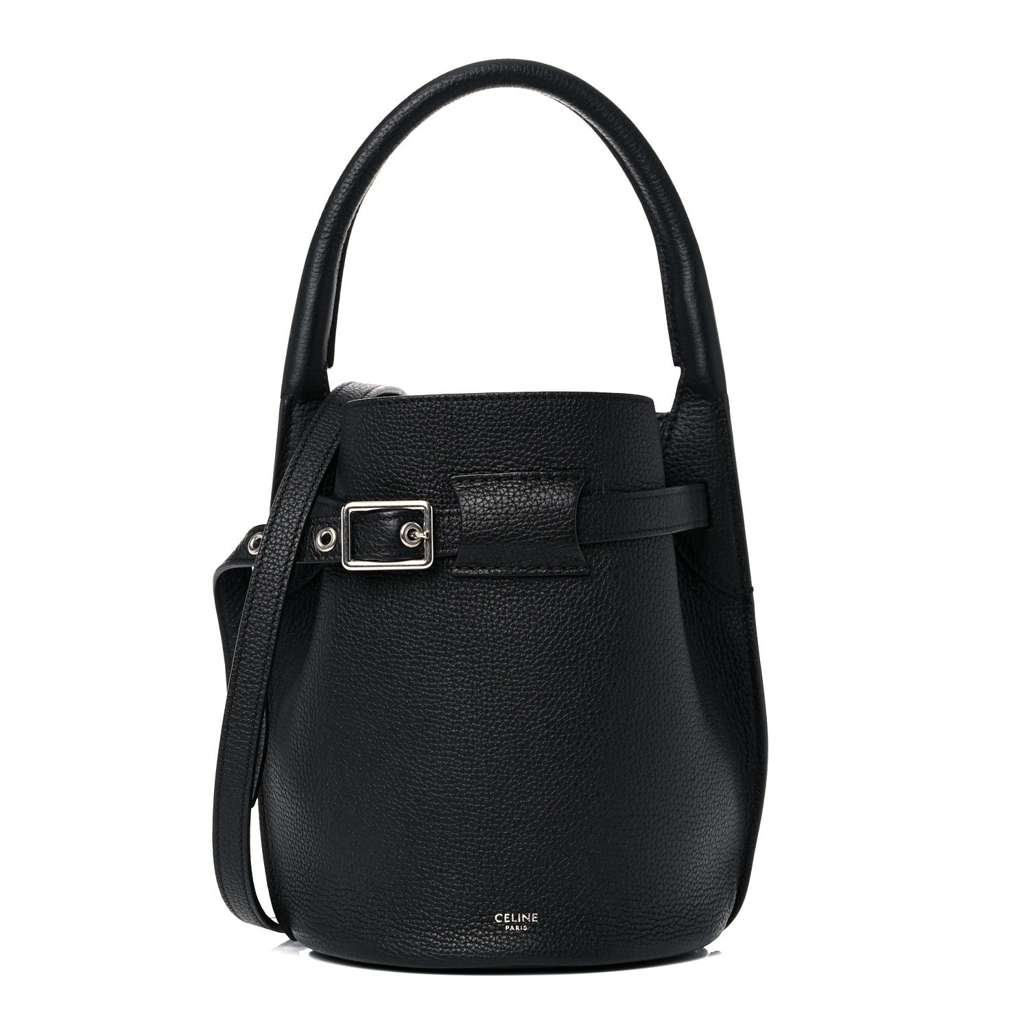 Celine Supple Grained Calfskin Nano Big Bag Bucket Black 1 of 9