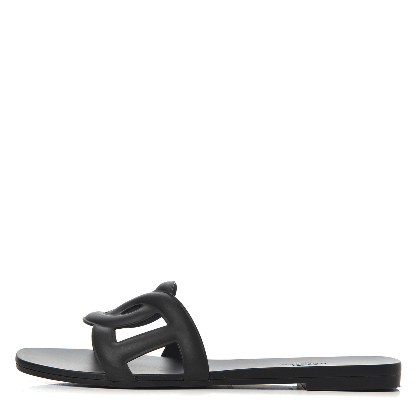 Rubber Aloha Sandals 39 Black