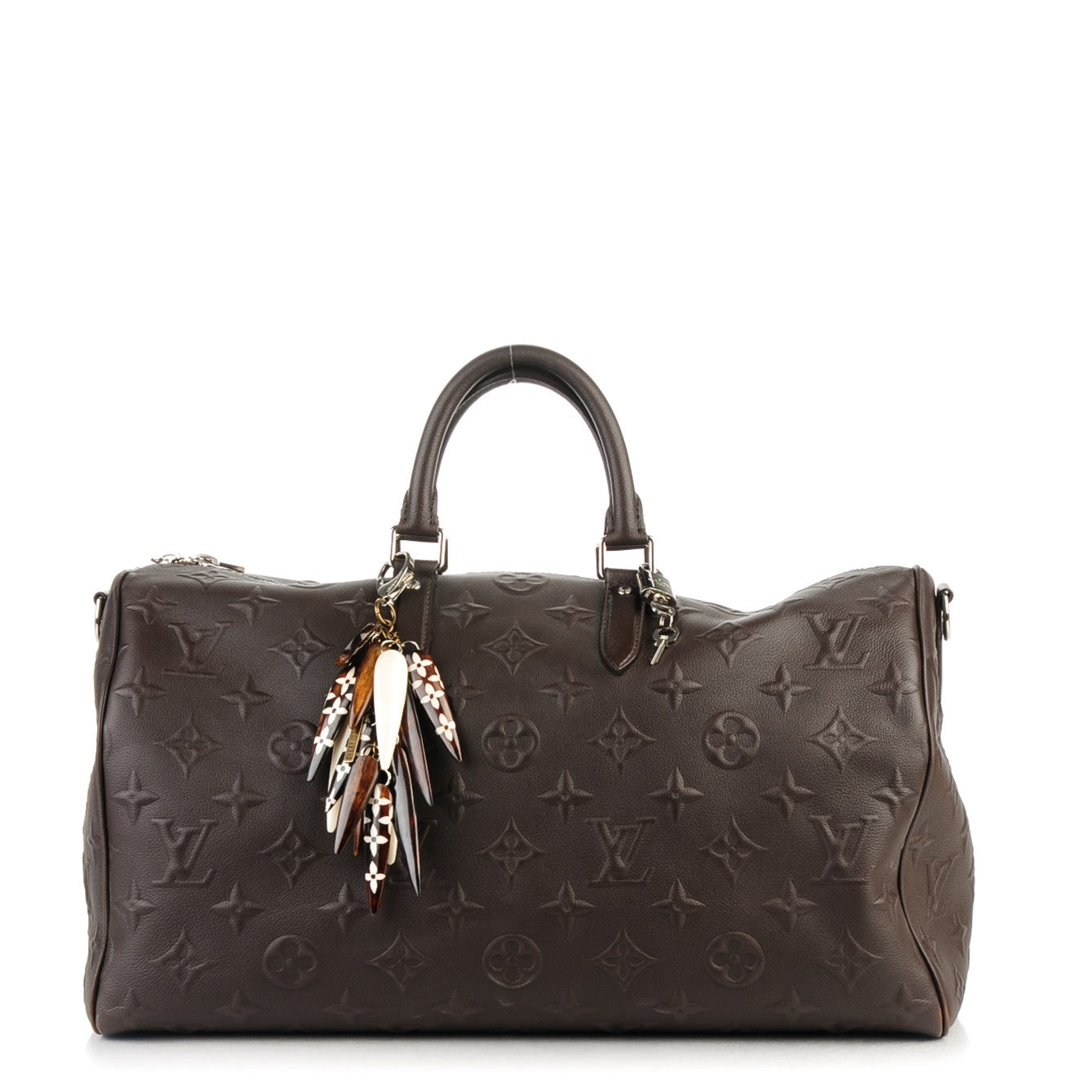 X EDUN Monogram Revelation Keepall 45 Bandouliere Brown