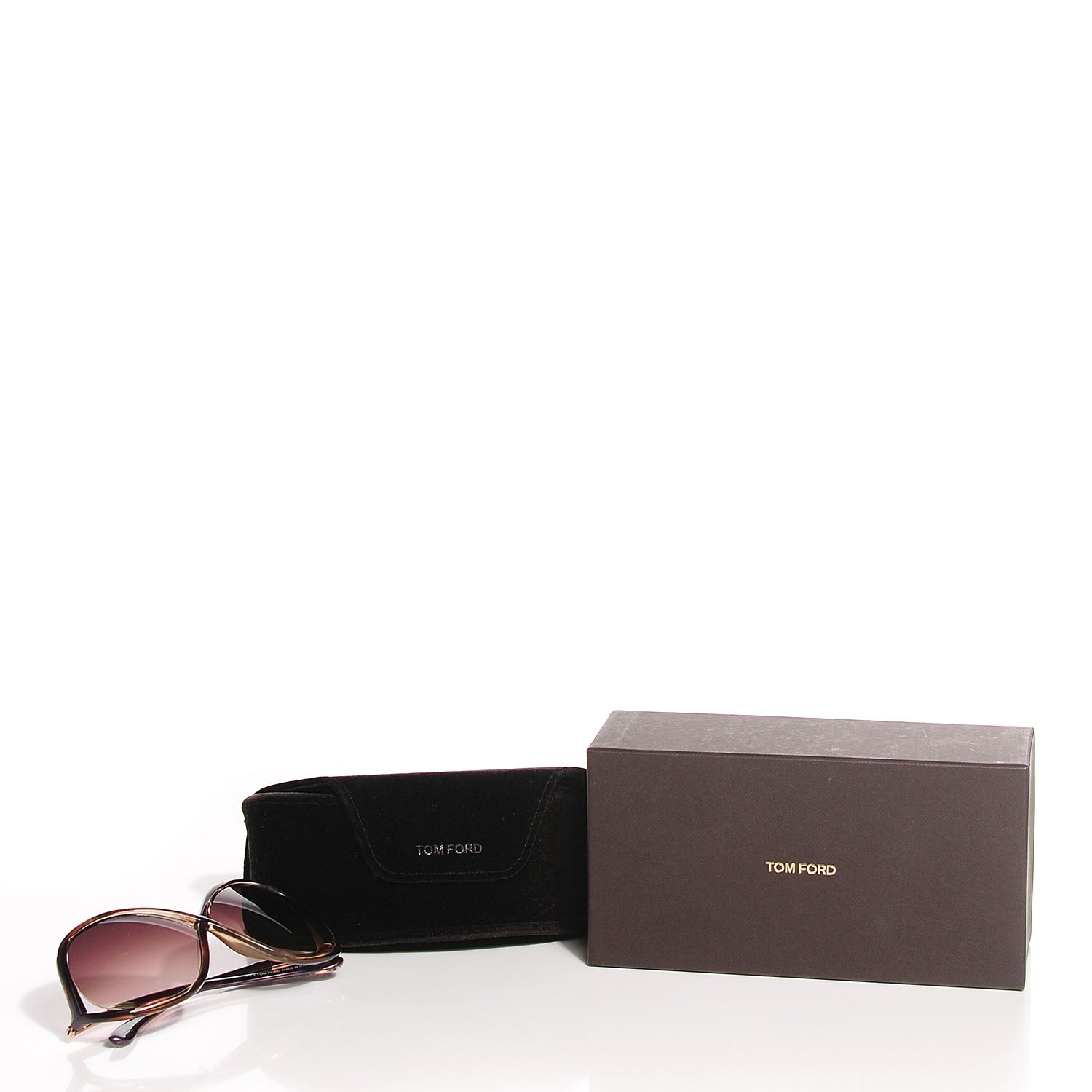 Tom Ford Ivanna Sunglasses TF 372 Brown 7 of 7