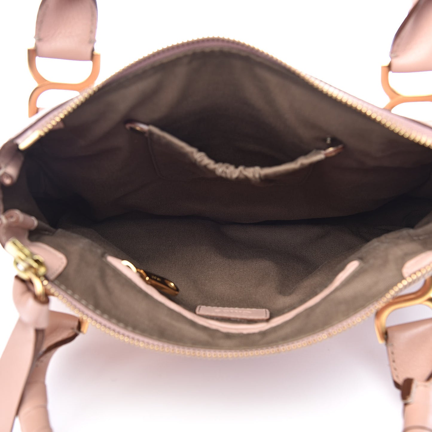 Calfskin Medium Marcie Satchel Pale Pink