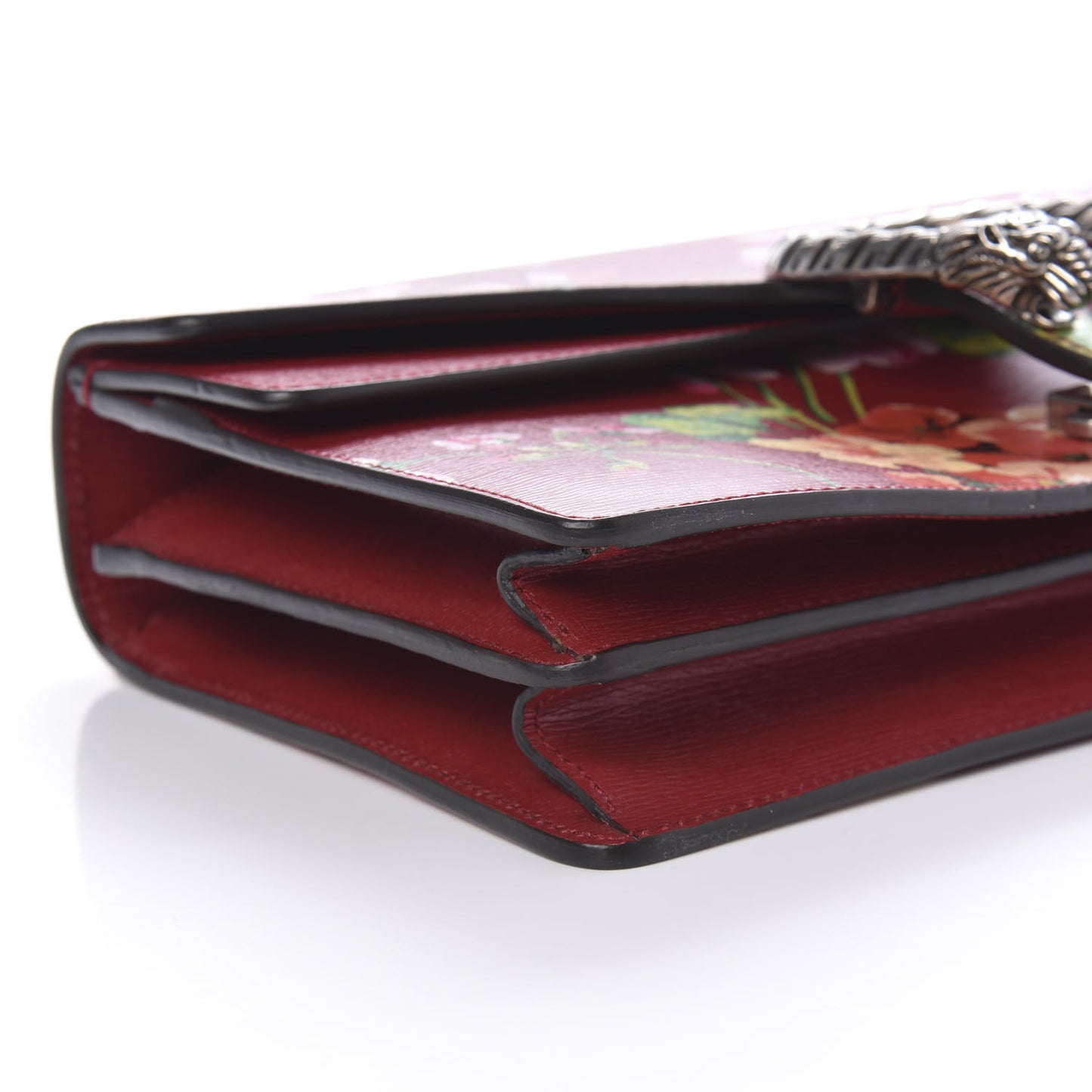Calfskin Blooms Print Small Dionysus Shoulder Bag Romantic Cherry Multicolor