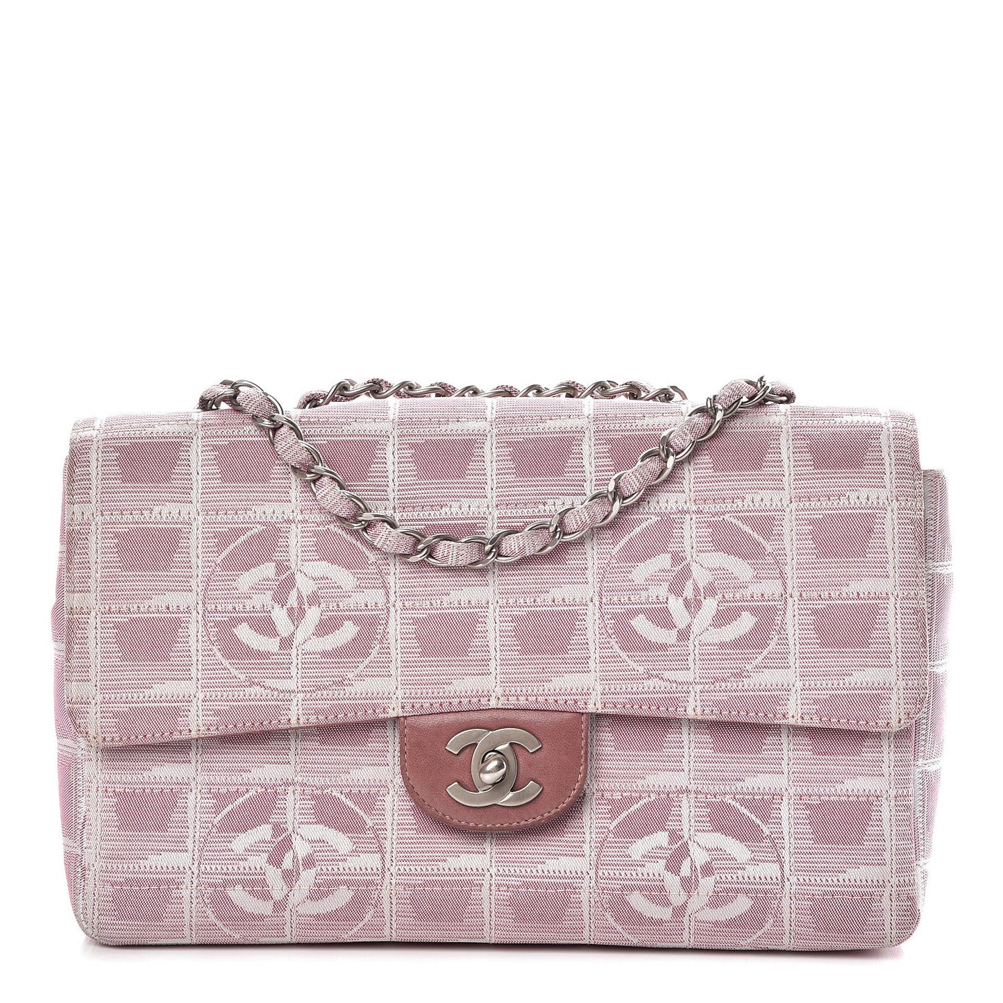 Nylon Medium Travel Flap Pink