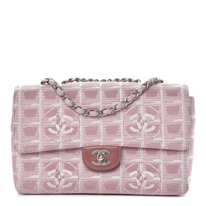 Chanel Nylon Medium Travel Flap Pink 1 of 17
