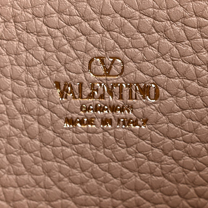 Valentino Garavani Vitello Medium Rockstud Envelope Flat Wristlet Pouch Poudre 6 of 10