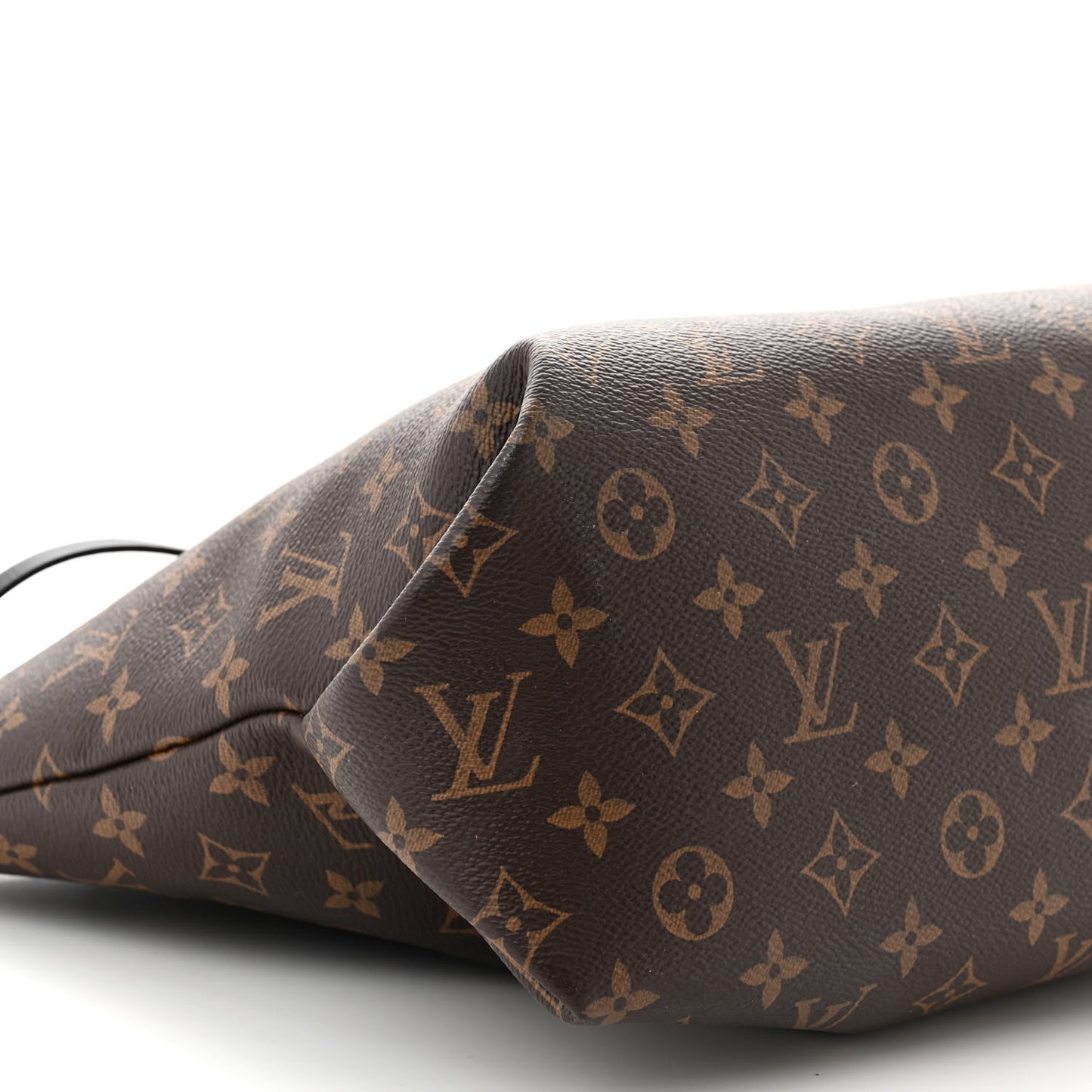 Monogram Flower Zipped Tote MM Black