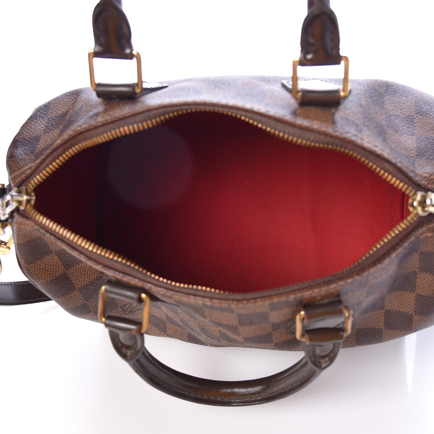 Louis Vuitton Damier Ebene Speedy Bandouliere 25 5 of 10
