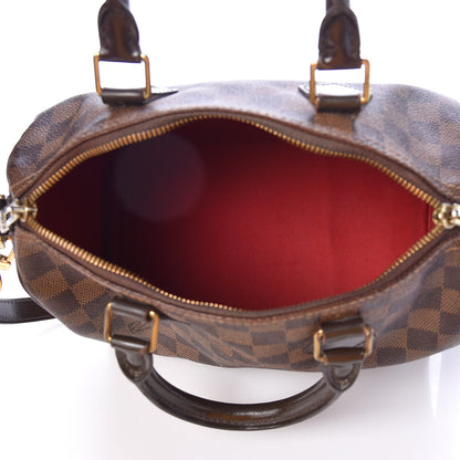 Louis Vuitton Damier Ebene Speedy Bandouliere 25 5 of 10
