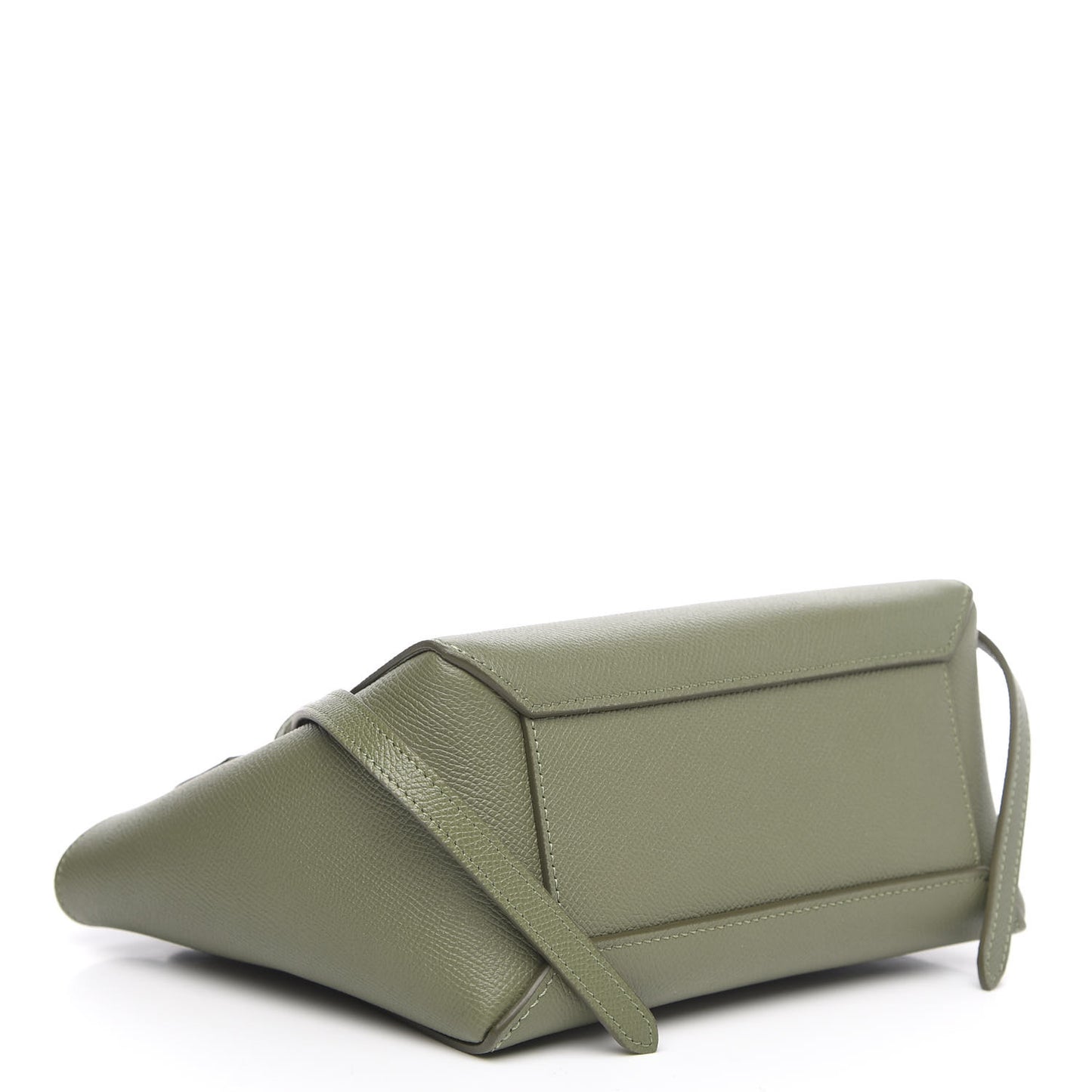 Grained Calfskin Nano Belt Bag Light Khaki