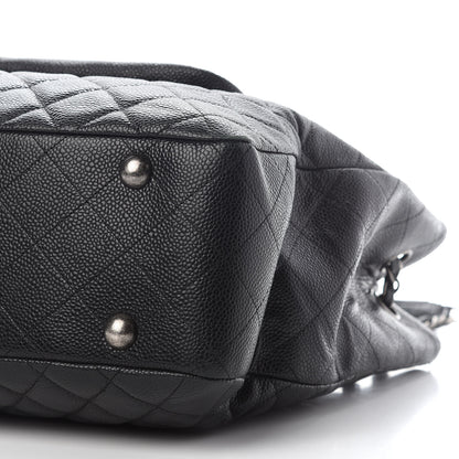 Chanel Caviar Quilted Flap Tote Black 8 of 14