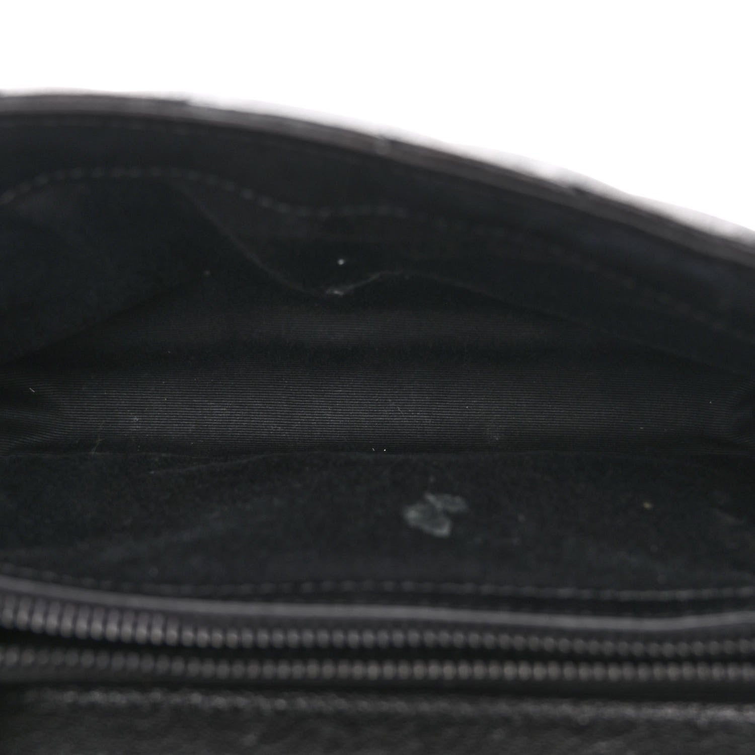 Saint Laurent Sheepskin Matelasse Chevron Monogram Monochrome Medium College Bag Black 5 of 11