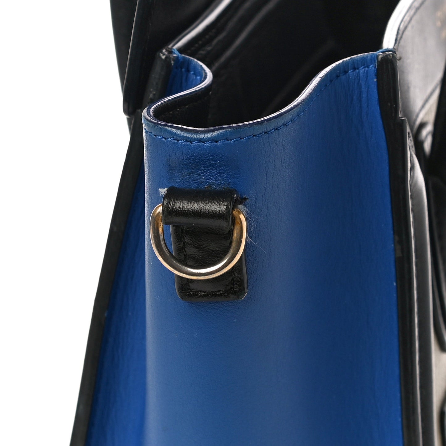 Elephant Calfskin Nano Tri-Color Luggage Beige