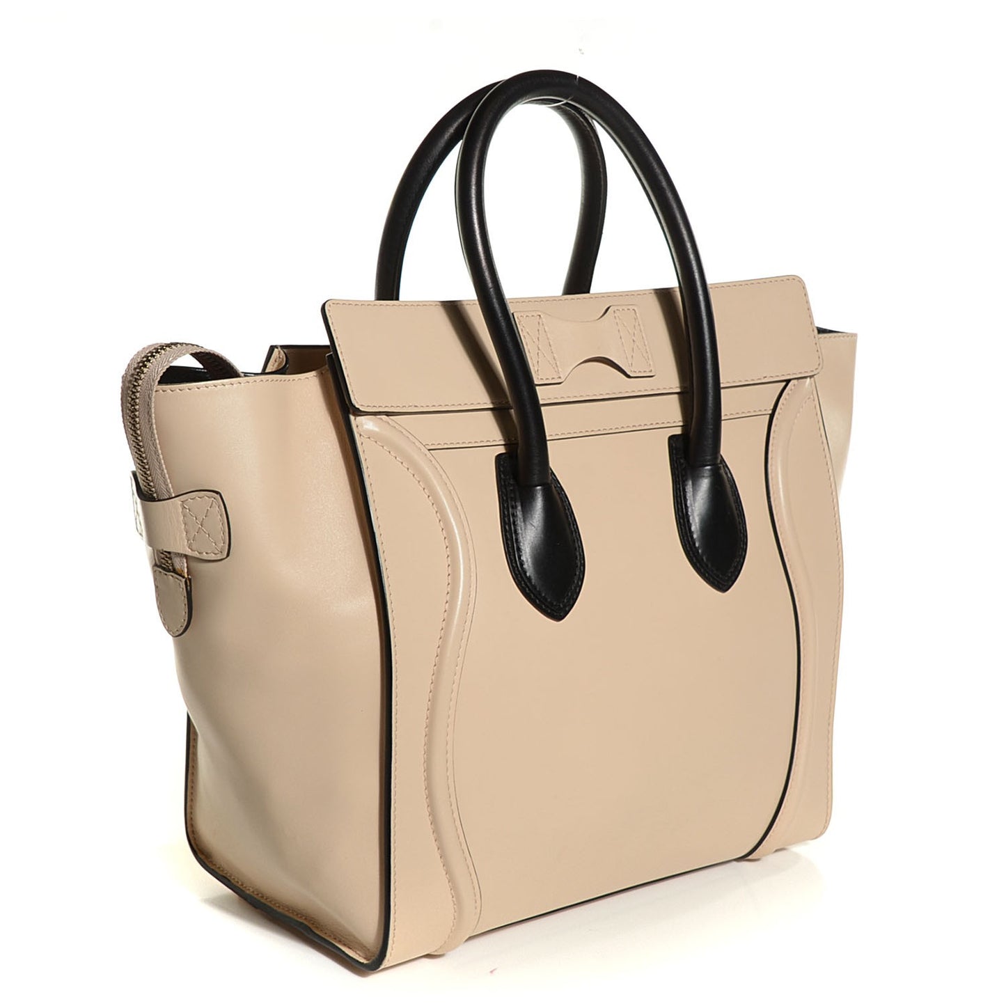 Satin Calfskin Mini Luggage Sand