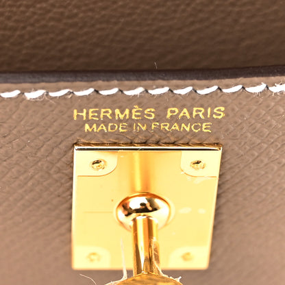 Hermes Epsom Kelly En Desordre Sellier 20 Etoupe 6 of 9