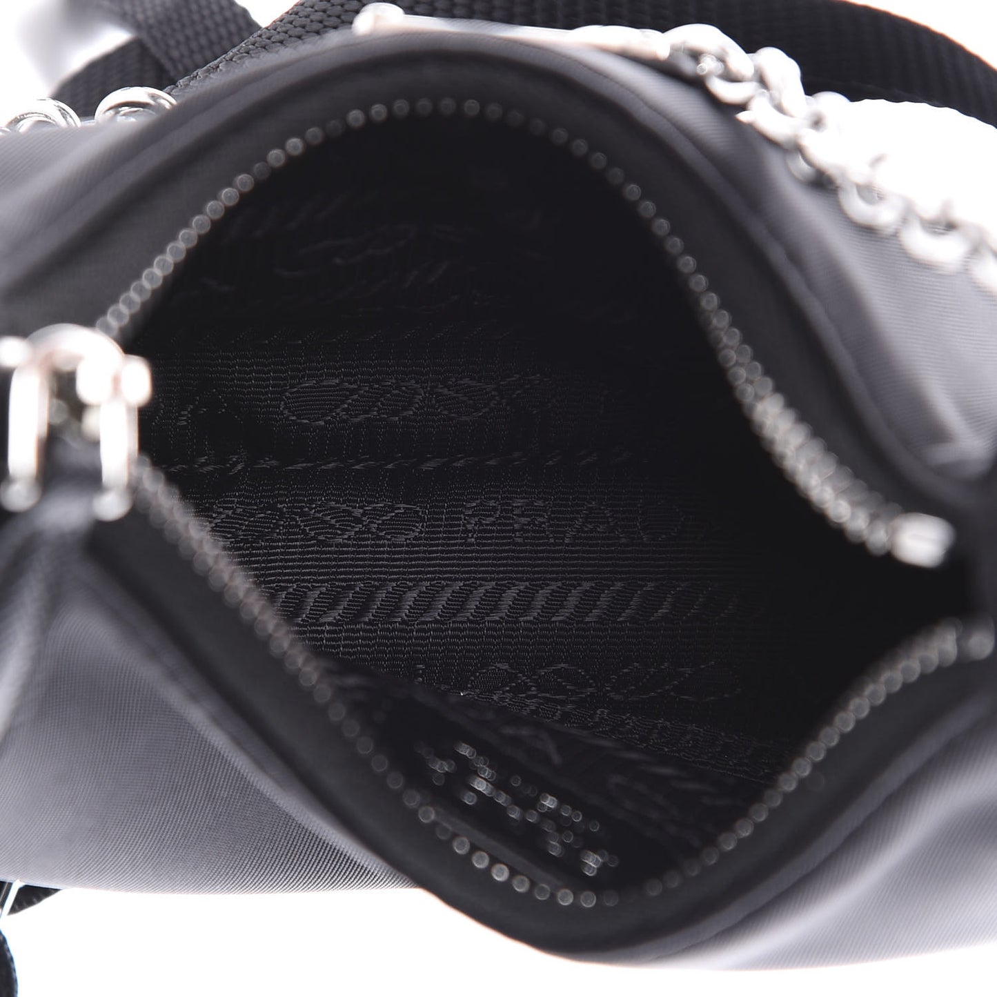 Tessuto Nylon Mini Re-Edition 2000 Shoulder Bag Black