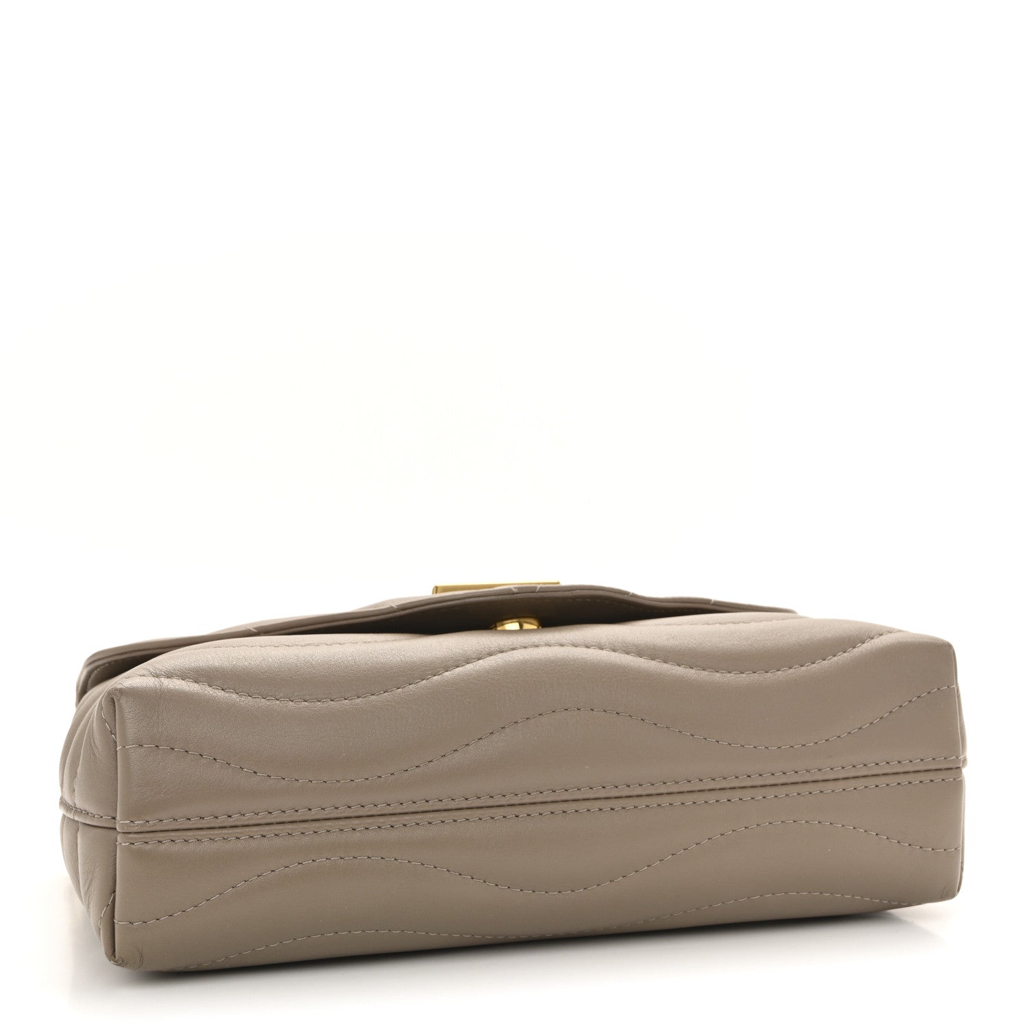 Louis Vuitton Calfskin LV New Wave Chain Bag Taupe 4 of 12