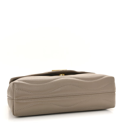 Louis Vuitton Calfskin LV New Wave Chain Bag Taupe 4 of 12