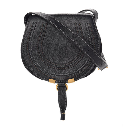 Chloe Calfskin Mini Marcie Round Crossbody Bag Black 1 of 10