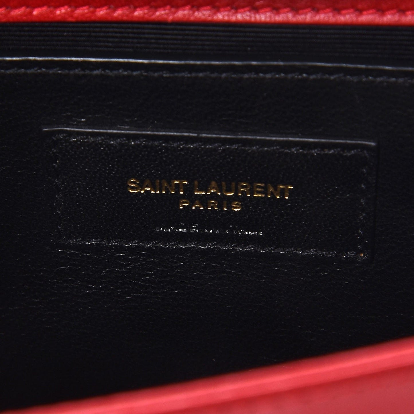 Patent Small Monogram Kate Satchel Red