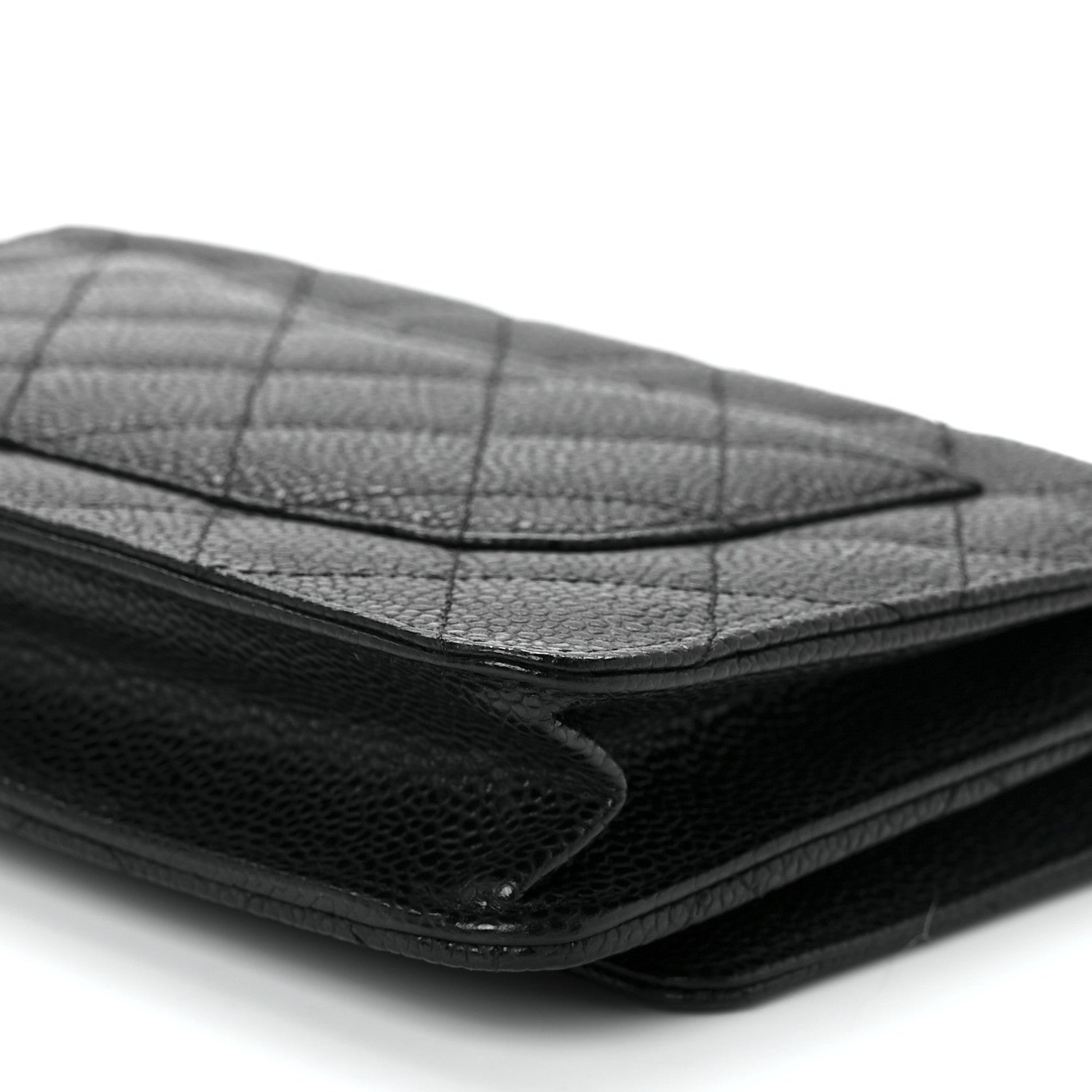 Chanel Caviar Quilted Wallet On Chain WOC Black 10 of 11