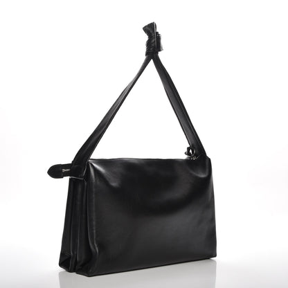 Celine Lambskin Medium Knotted Bag Black 3 of 7