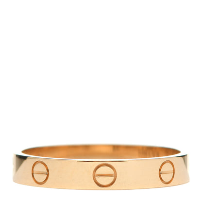 Cartier 18K Yellow Gold 3.5mm LOVE Wedding Band Ring 61 9.5 1 of 6