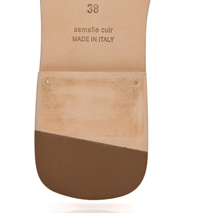 Hermes Epsom Oran Sandals 38 Etoupe 10 of 11
